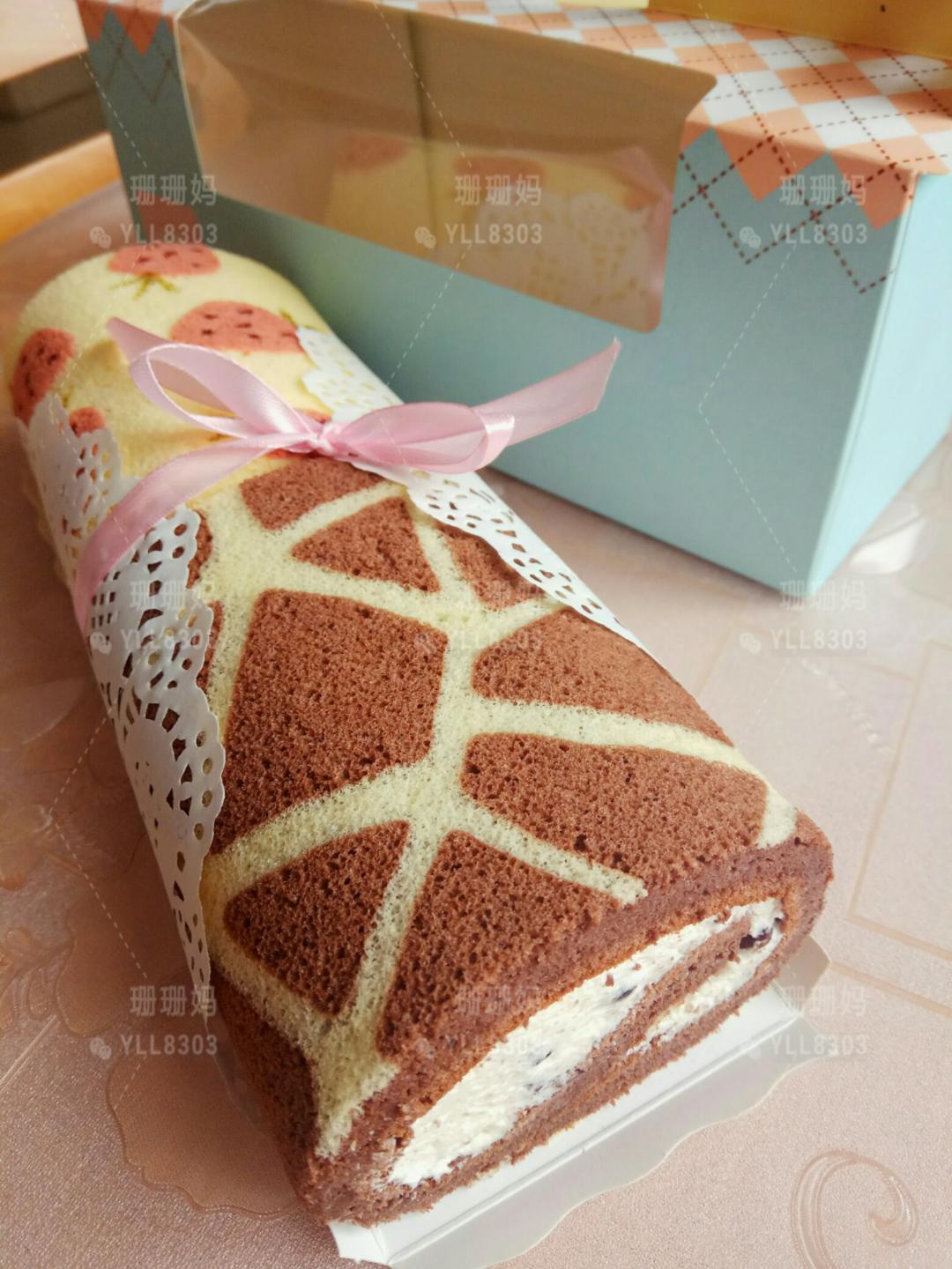 奶牛蛋糕卷+长颈鹿蛋糕卷
