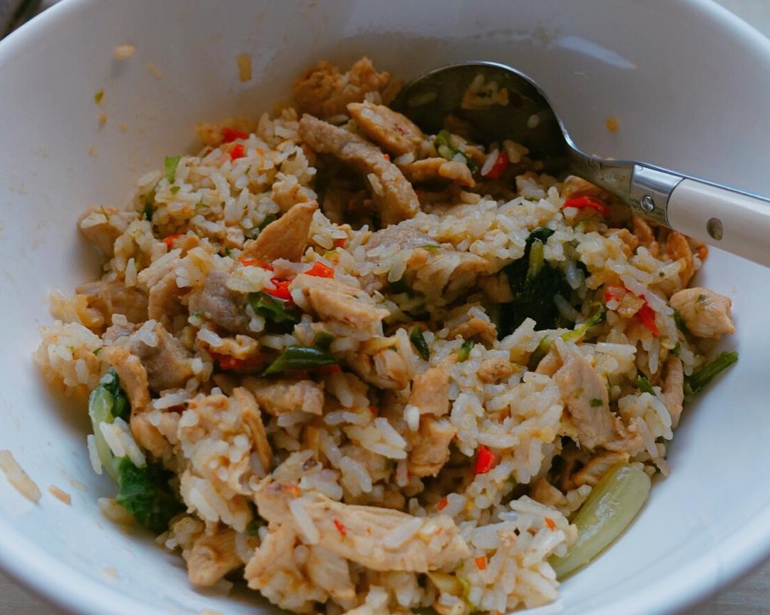 可达鸭私房菜之「黄油小炒肉炒饭」！的做法