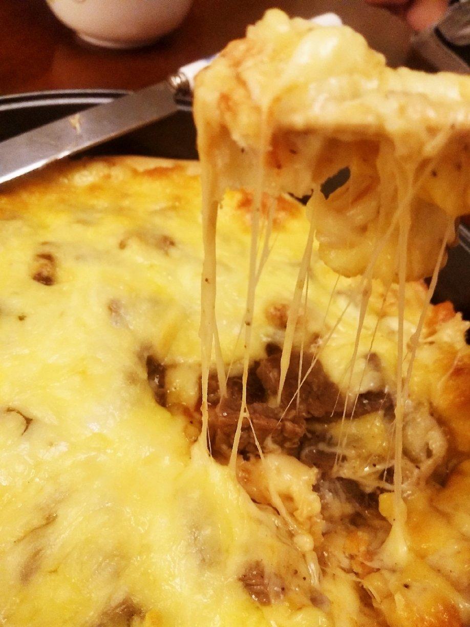 黑椒牛肉厚底披萨