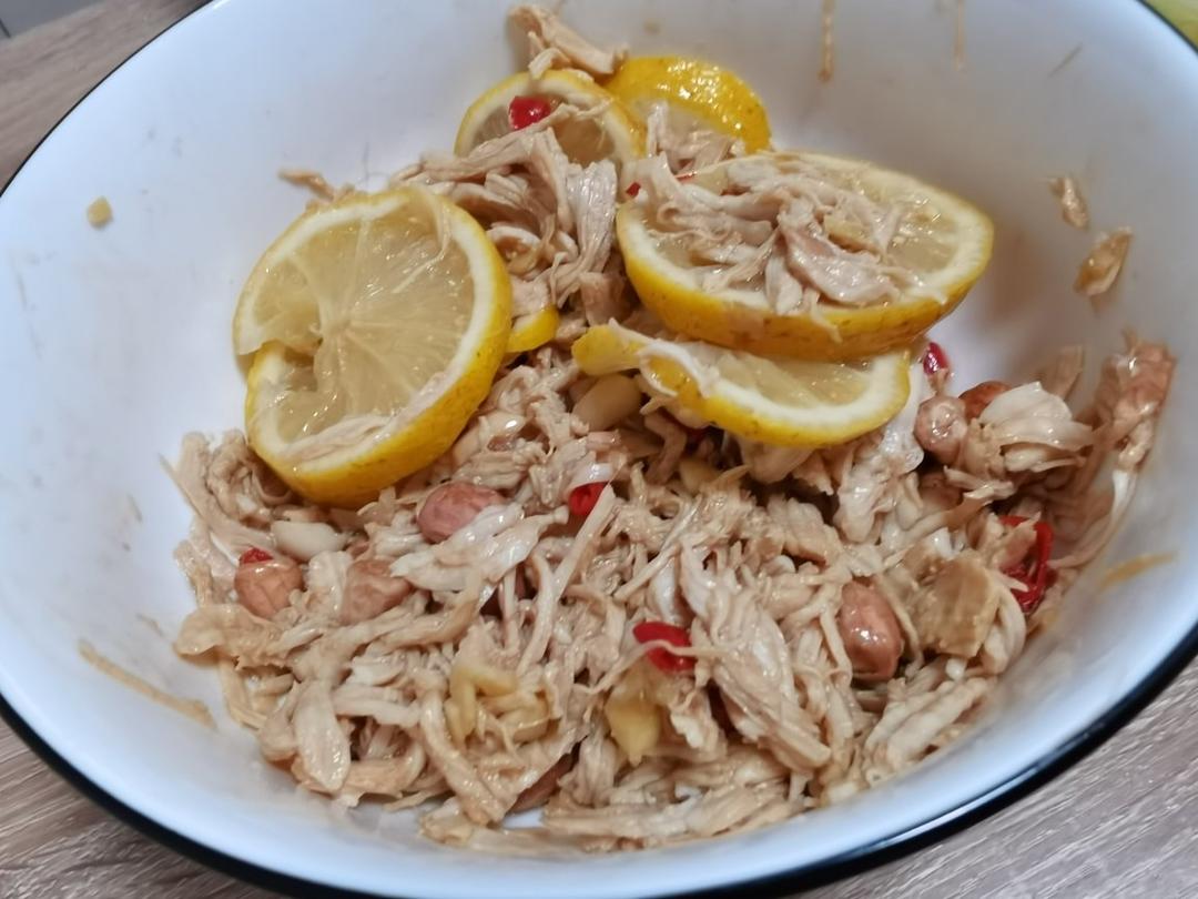 ✅ 第6道快手低脂菜✨清爽美味的柠檬鸡丝🍋鸡胸肉满分吃法💯