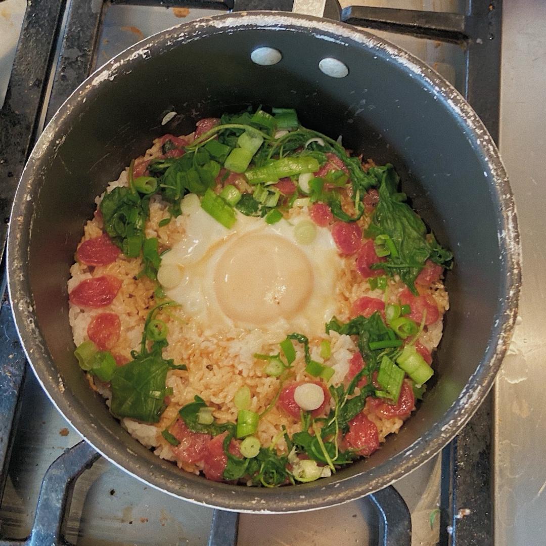 香肠煲仔饭