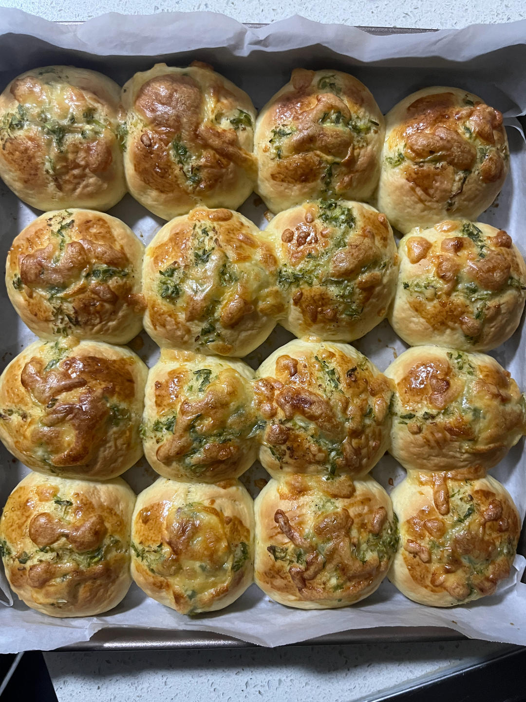 葱香咸味餐包