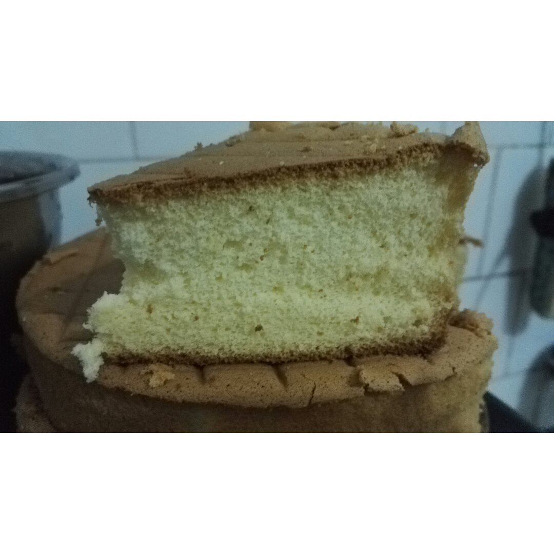 8寸戚风蛋糕（改良君之配方）#皮黑森林#