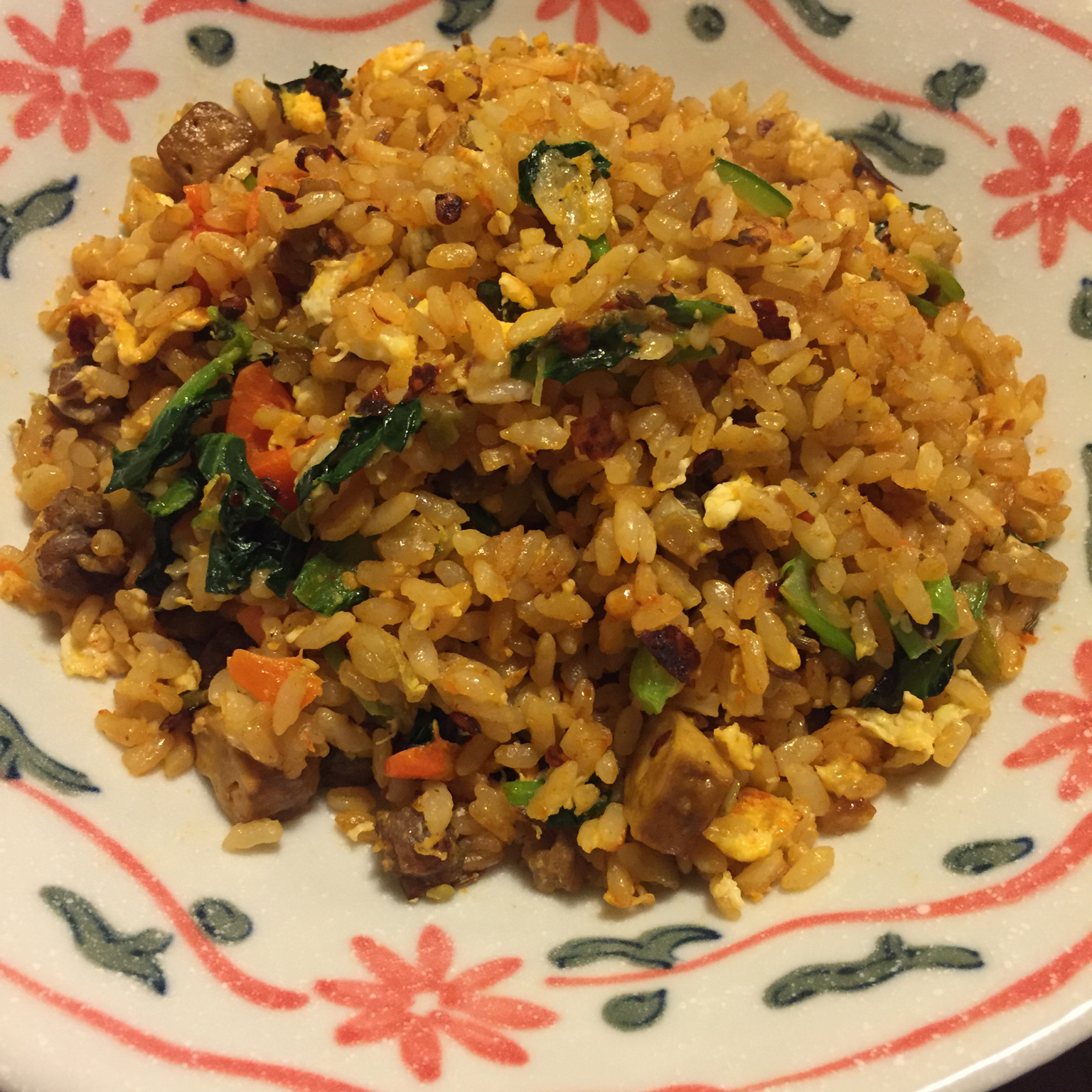 ying_zai做的老干妈孜然牛肉炒饭