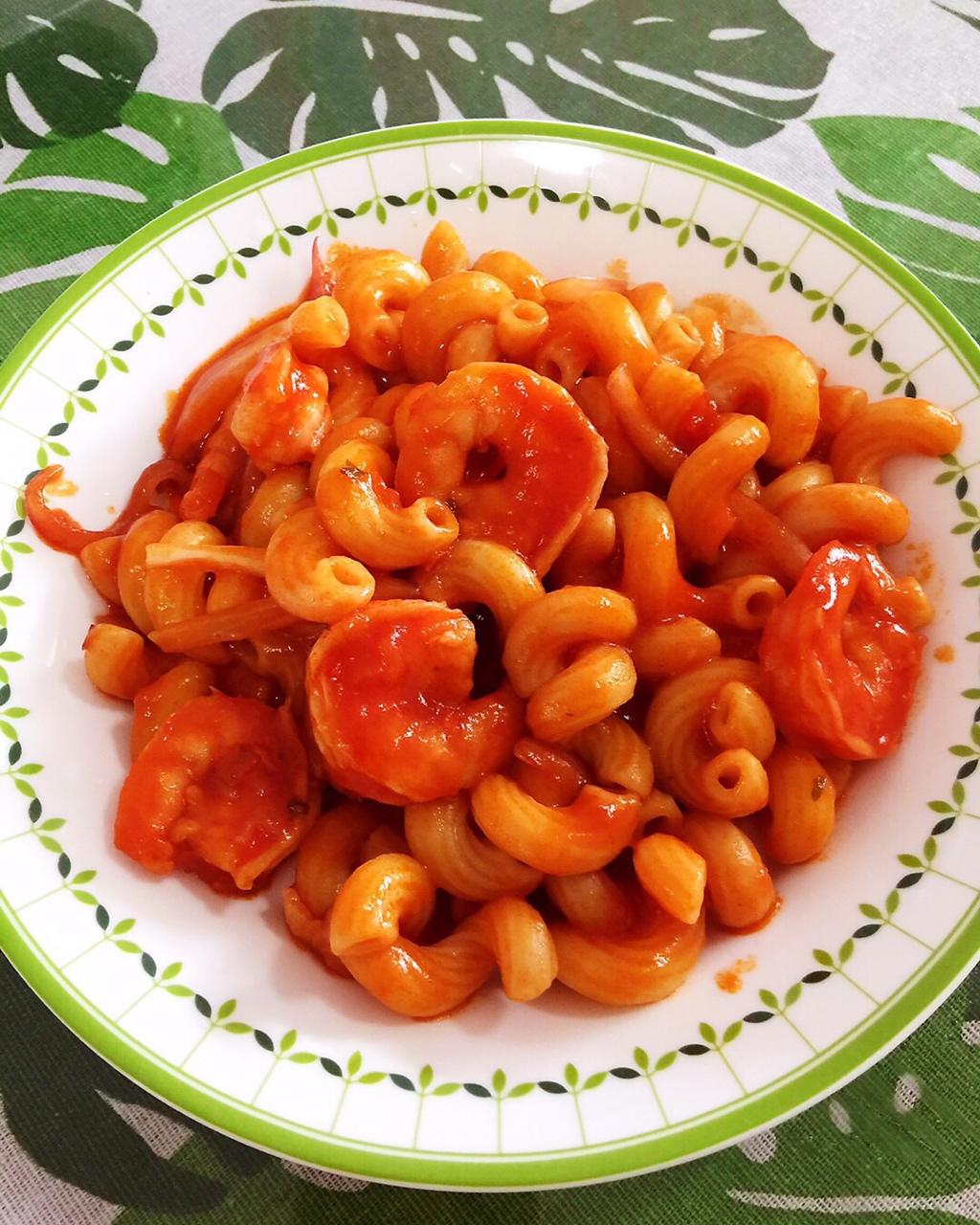 笨熊628做的番茄汁通心粉