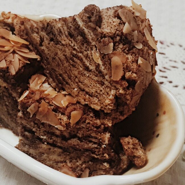 超q润黑糖肉桂戚风（17cm中空模）