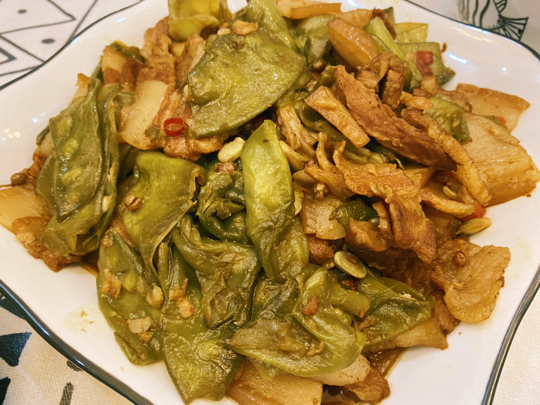 下饭神器 扁豆炒肉