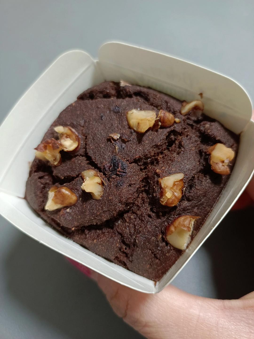 无糖无油香蕉可可布朗尼