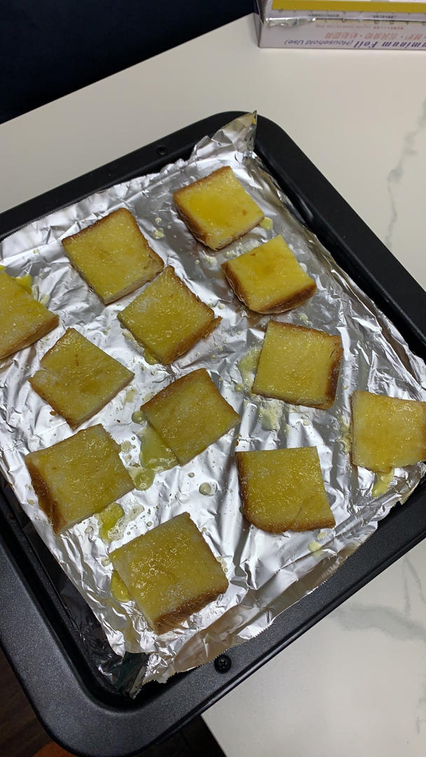 酥掉渣的冰花吐司片～巨好吃