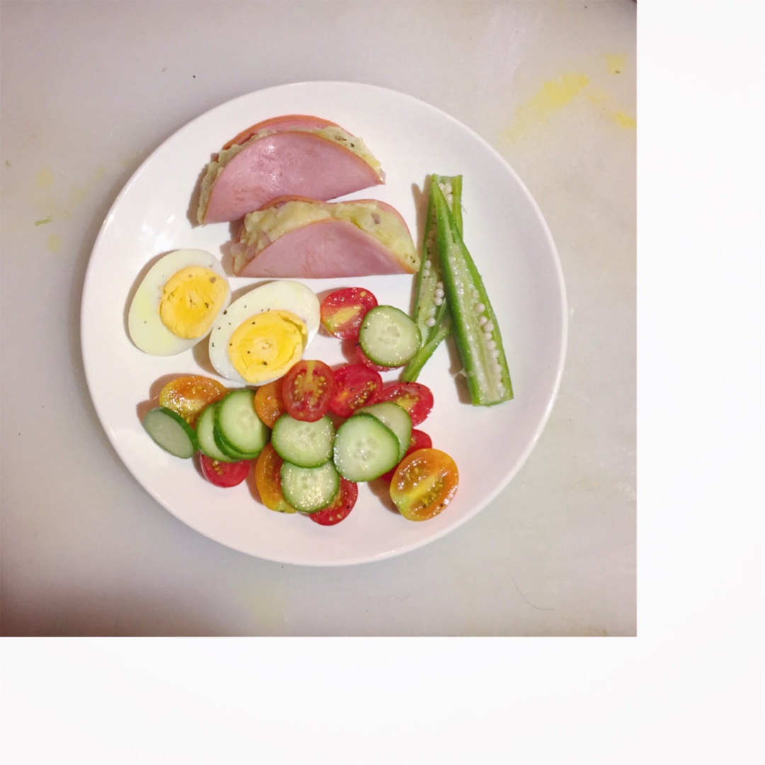 深夜食堂-马铃薯沙拉火腿卷