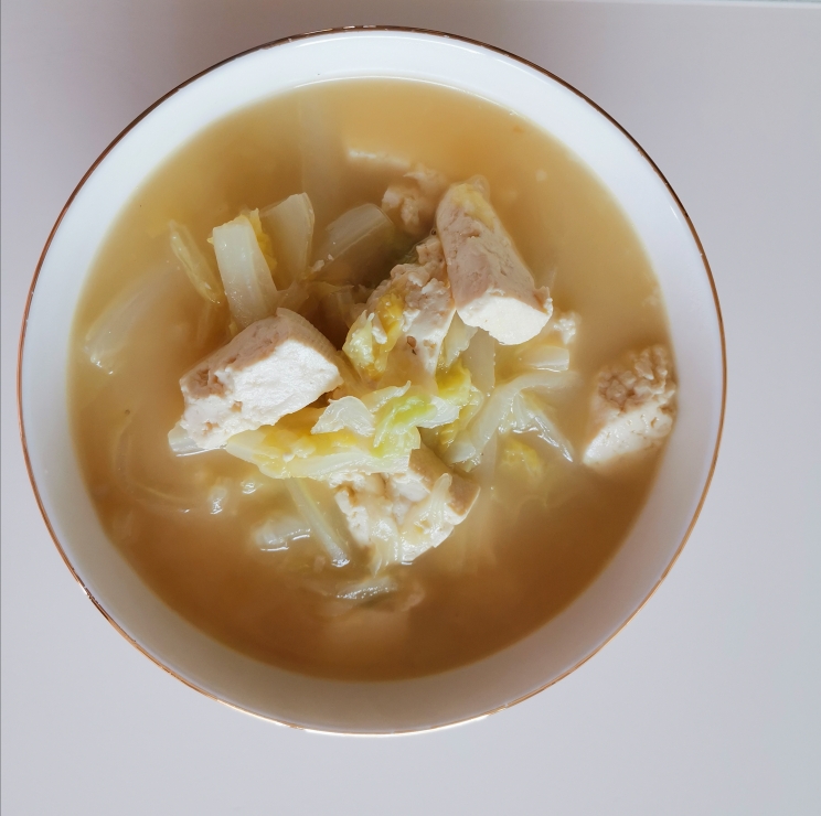 东北名菜—白菜炖豆腐（简易版）