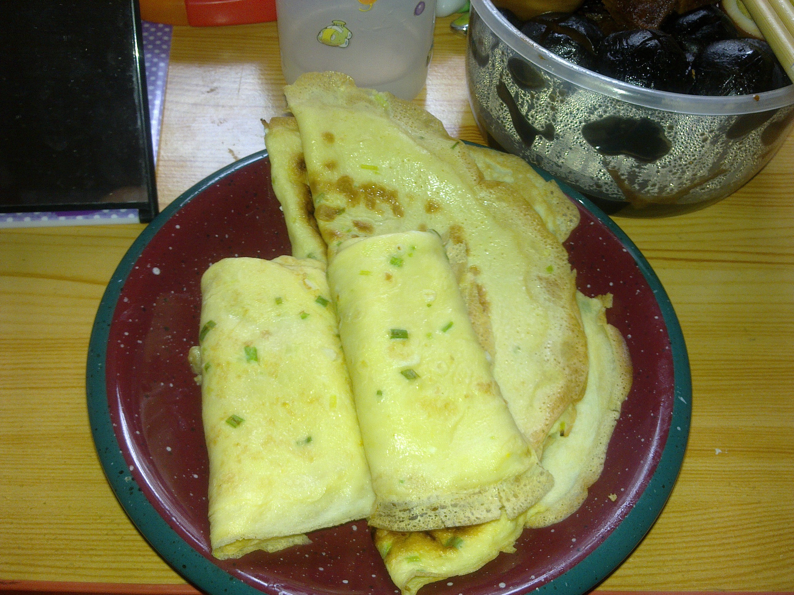 葱花鸡蛋饼