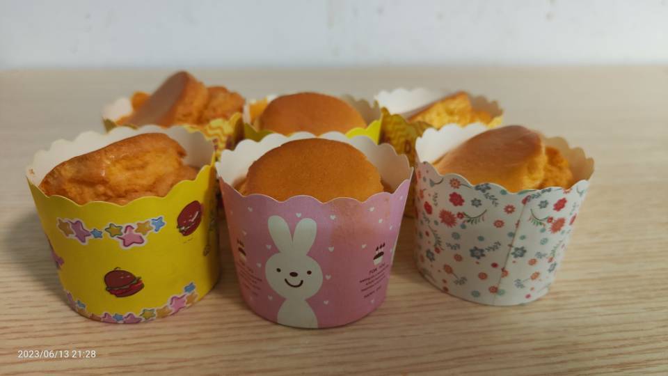 纸杯蛋糕 8寸戚风蛋糕的量