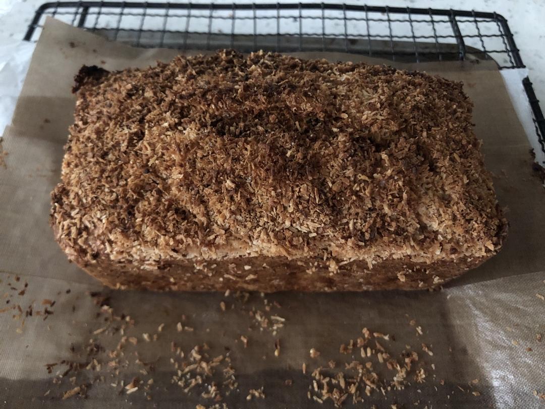 无糖椰蓉香蕉快手面包【健康主食】