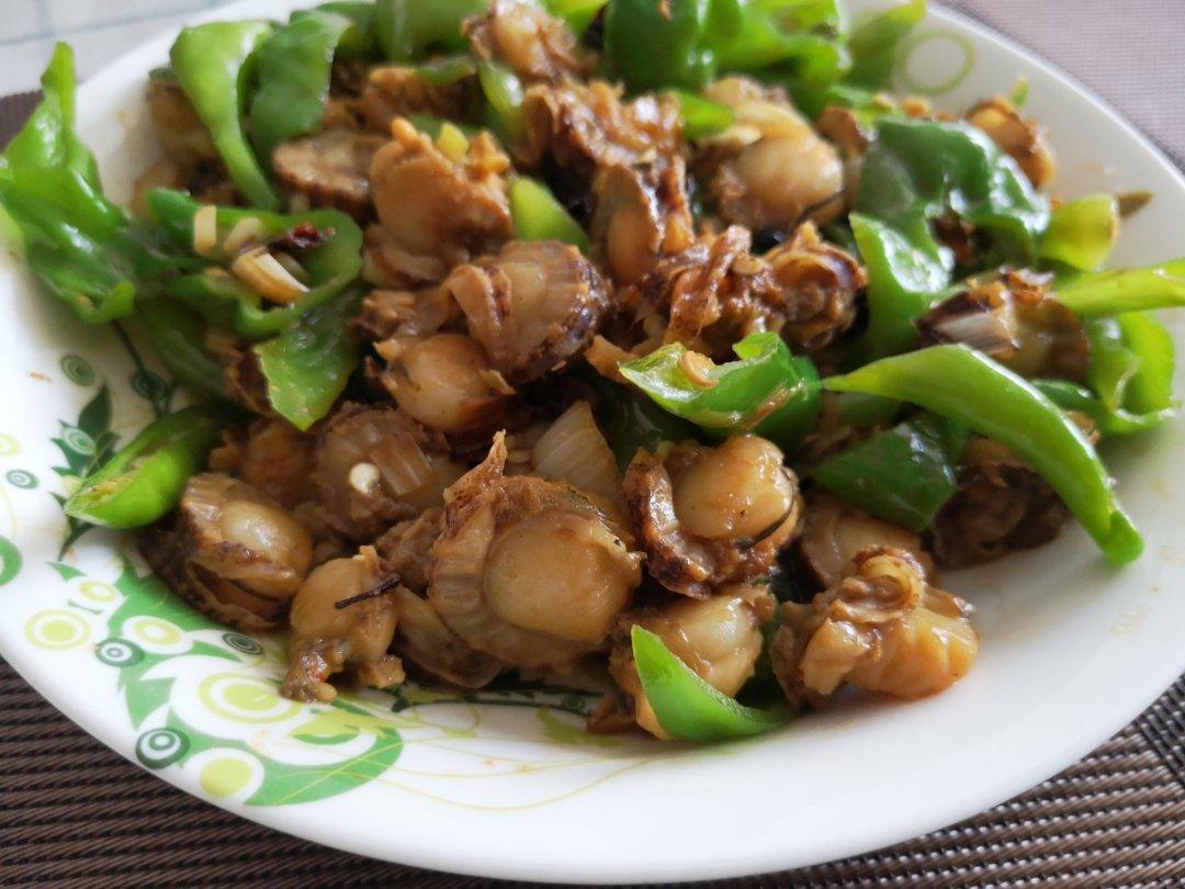 拌米饭賊好吃——扇贝肉炒辣椒