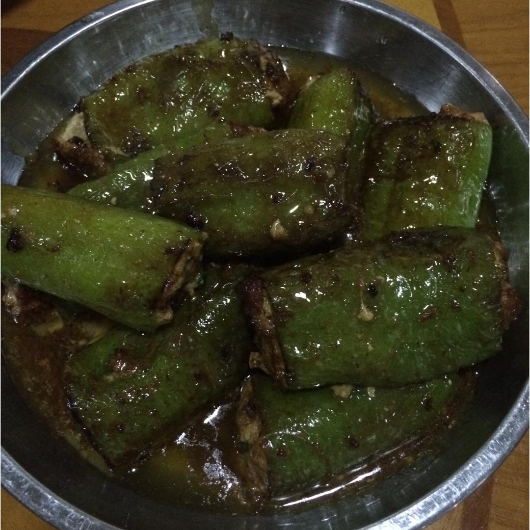 下饭菜肴--青椒酿肉
