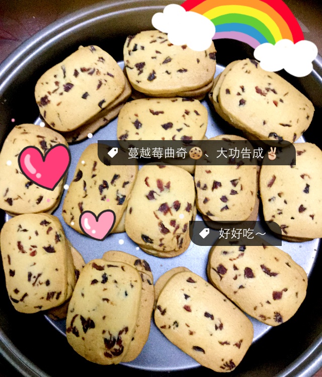 蔓越莓饼干 蔓越莓曲奇