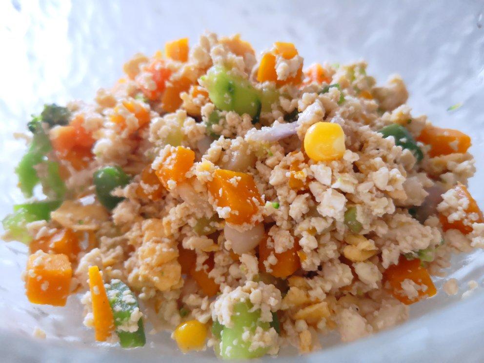 无米炒饭（老豆腐炒饭）