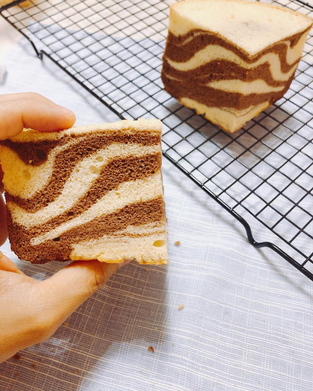 斑马纹酸奶蛋糕