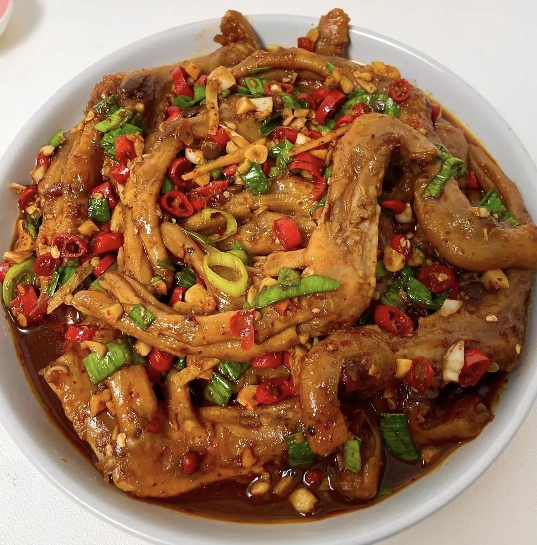 香辣鸭爪
