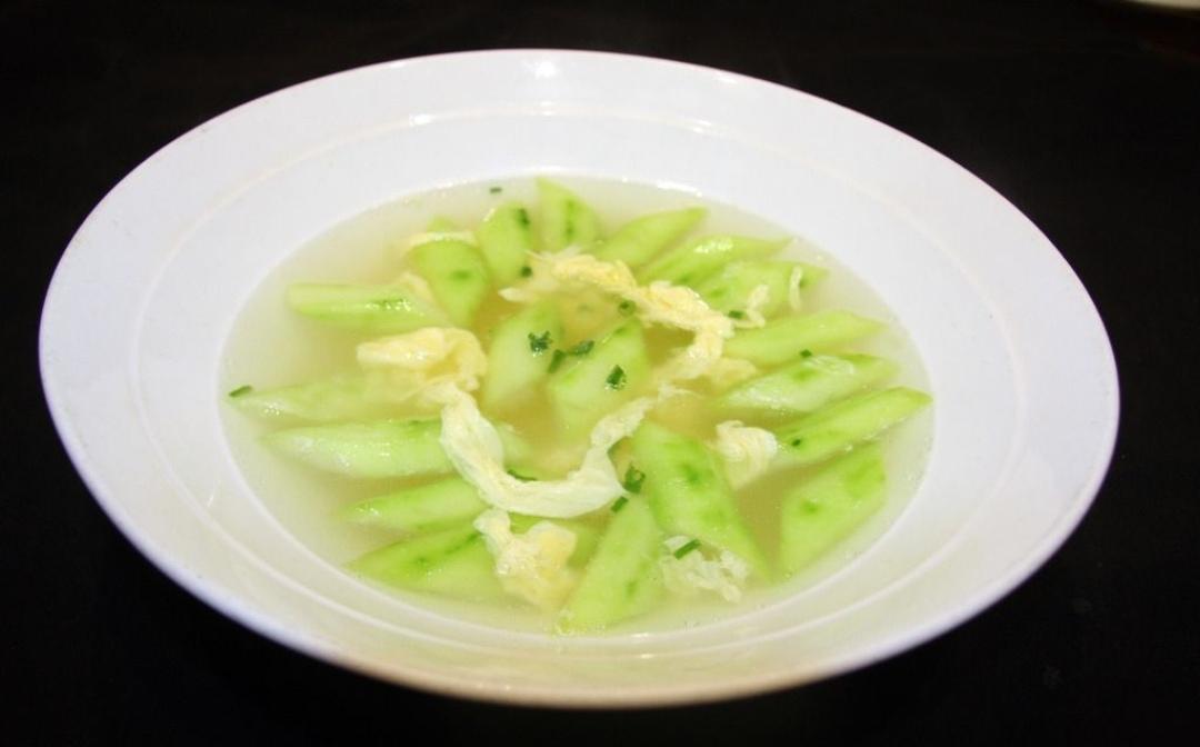 无油减脂去暑丝瓜汤的做法