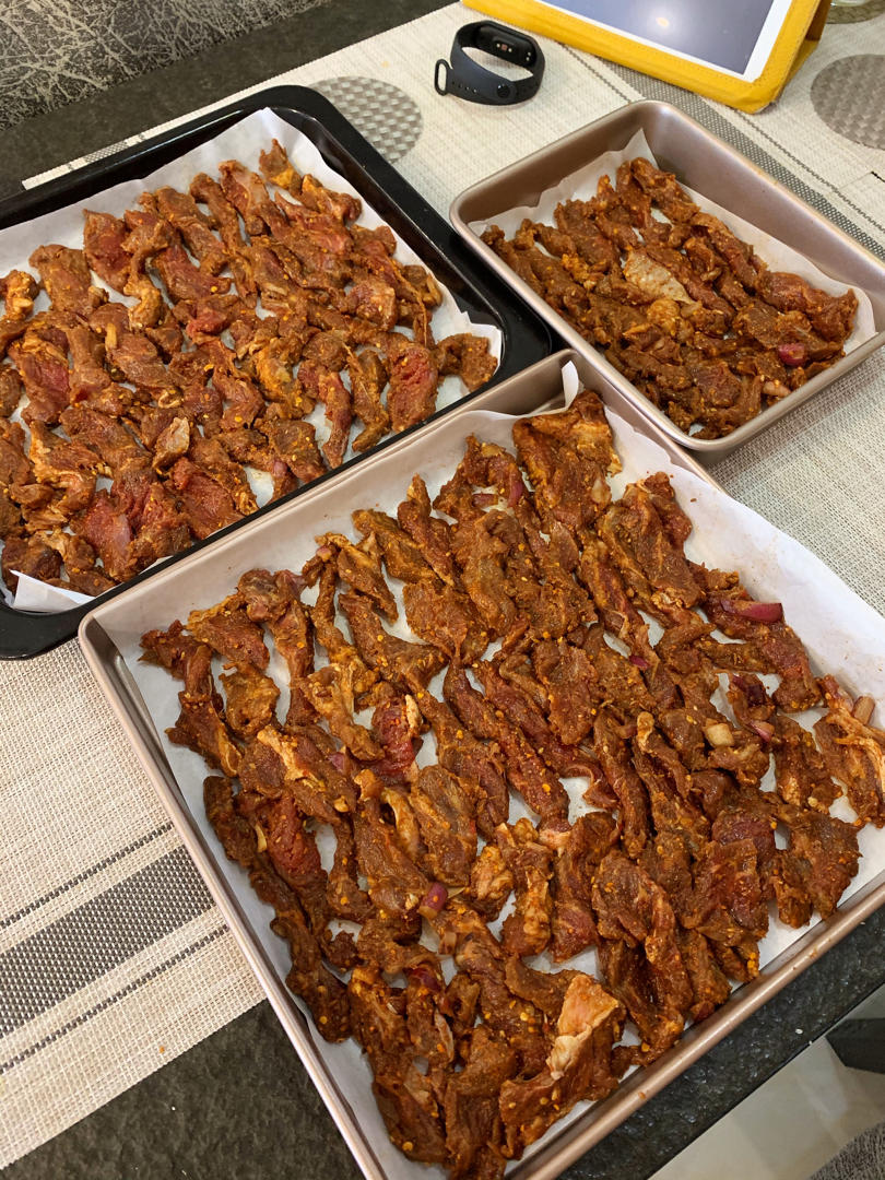 零失败的烤箱版生烤牛肉干