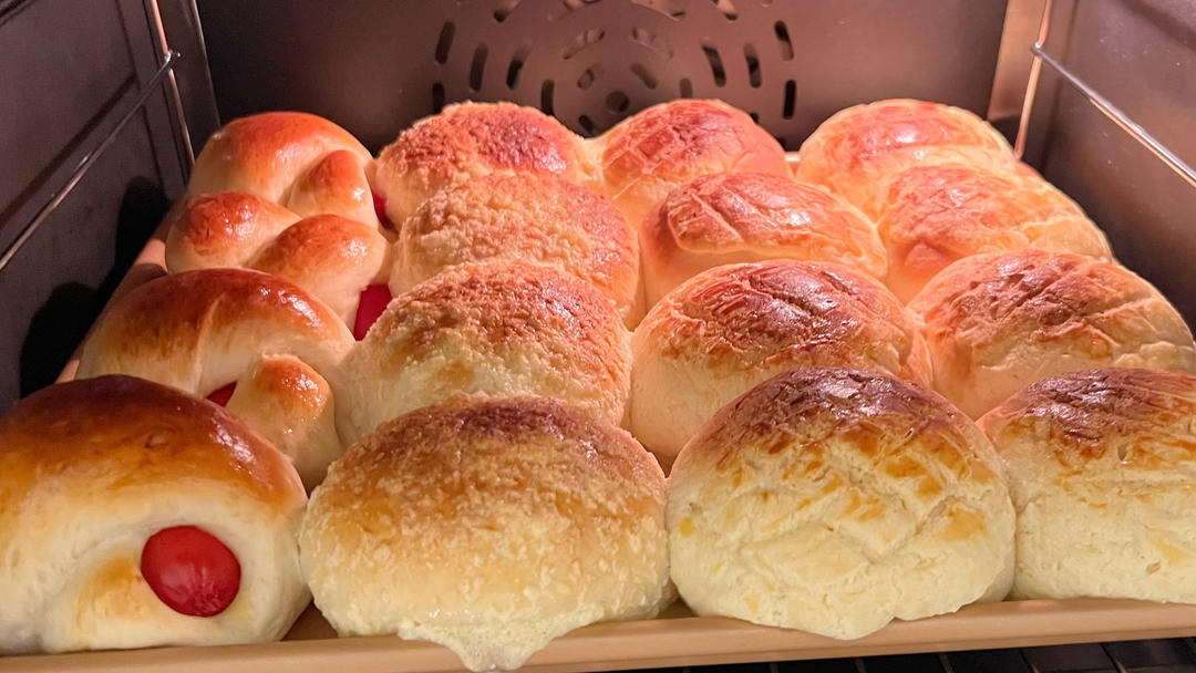 万能面团~一个面包解锁4种口味，太好吃了吧！