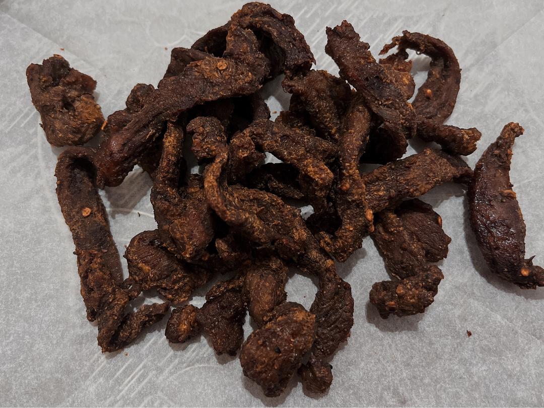 减肥减脂餐：空气炸锅牛肉干（五香/香辣）优质蛋白质