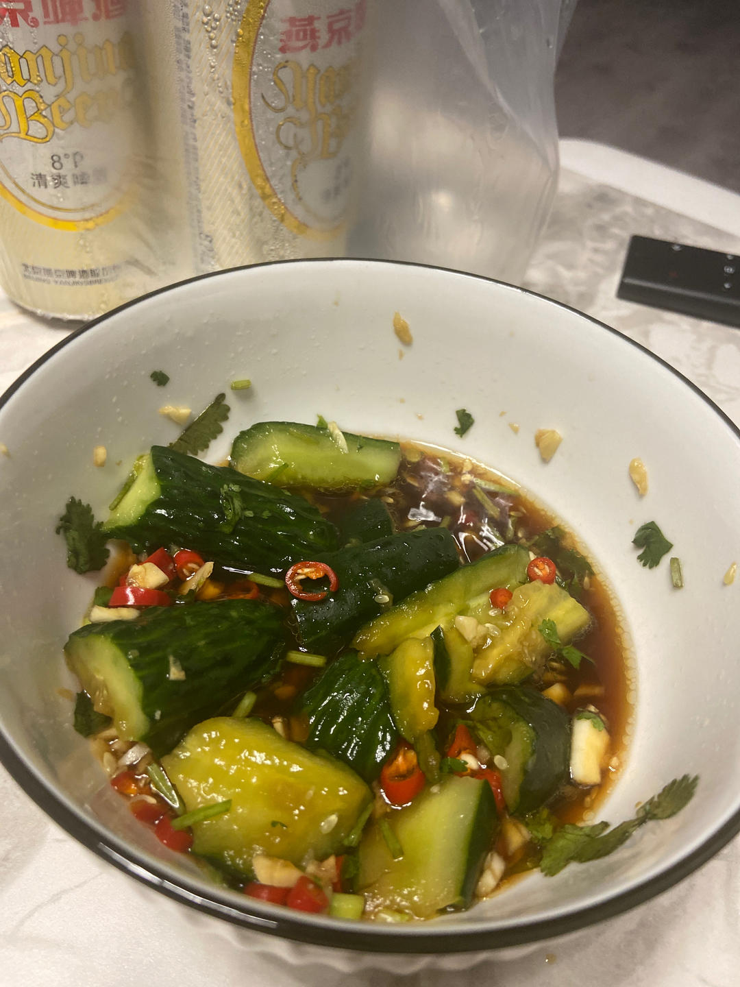 赞不绝口拍黄瓜🥒