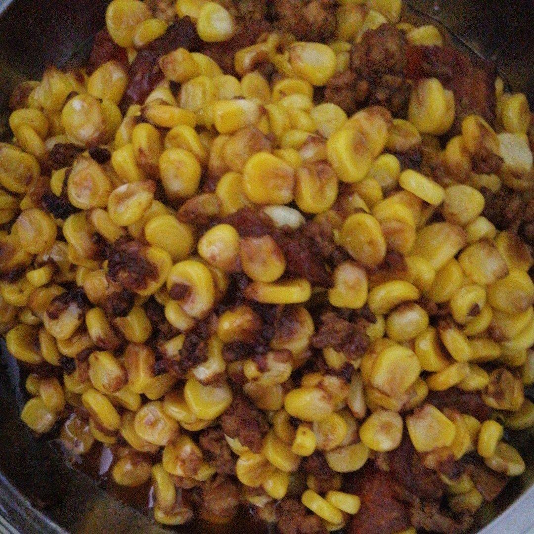 玉米炒肉末【超级下饭的快手家常菜】