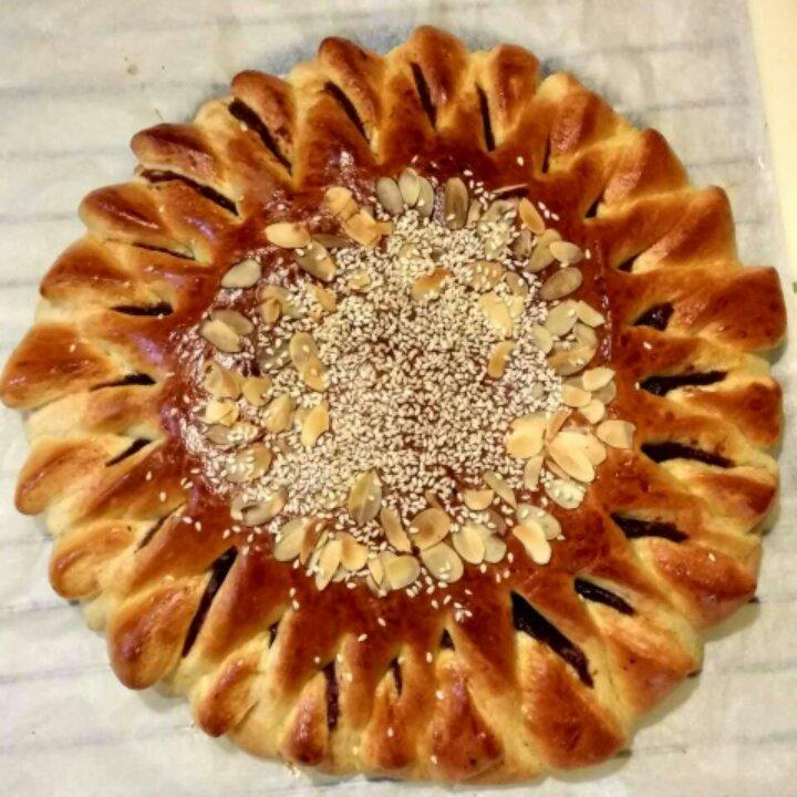 向日葵豆沙面包