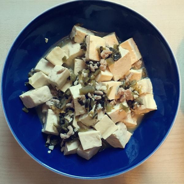 雪菜肉沫豆腐
