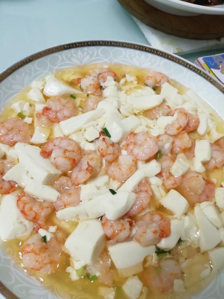 虾仁豆腐煲