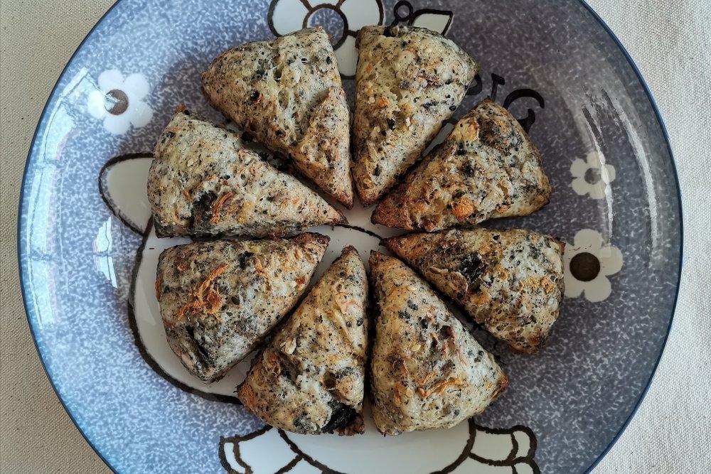海苔肉松咸司康（酵母版）快速制作小技巧