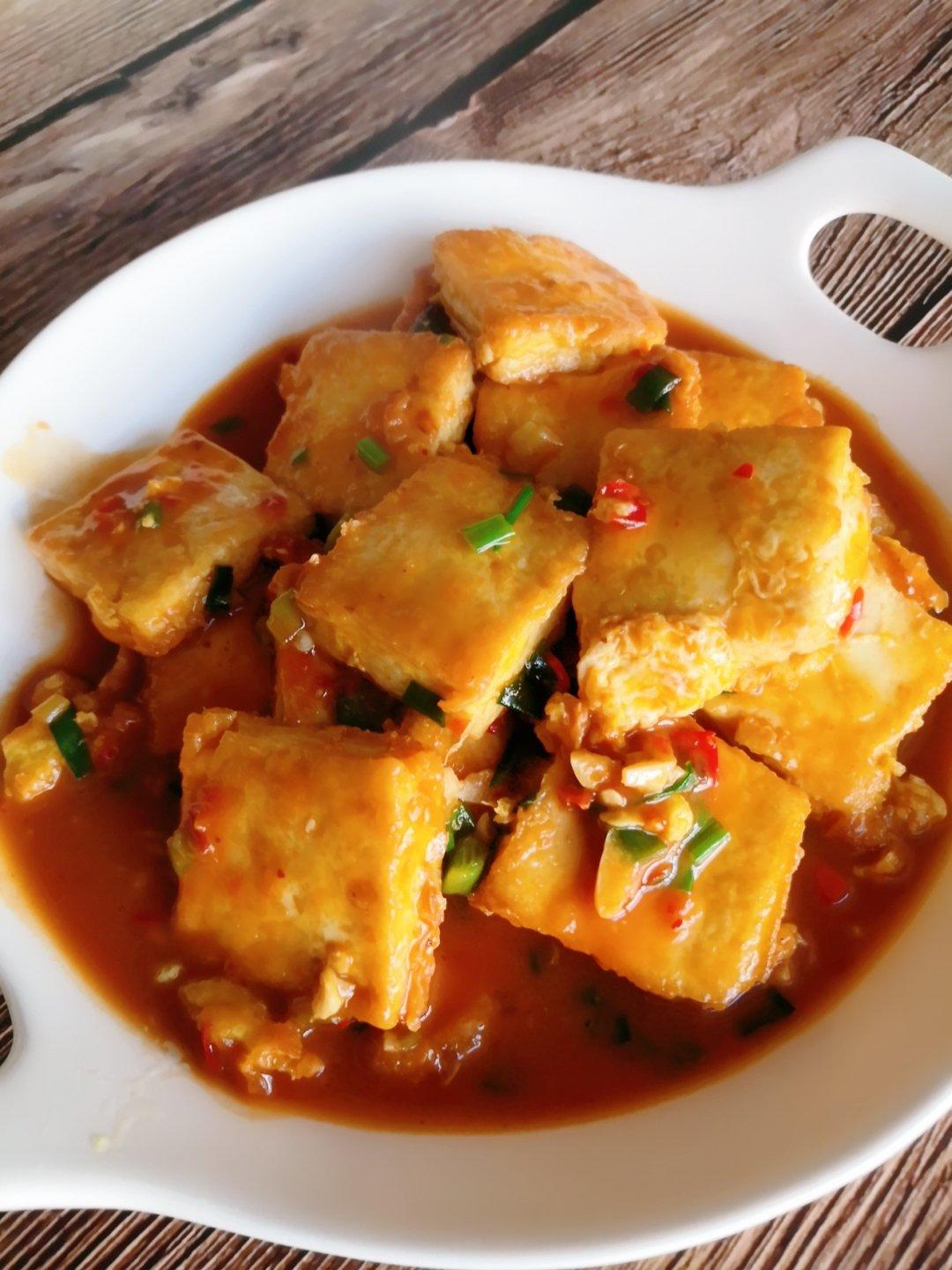 景陌慢时光做的香煎黄金豆腐