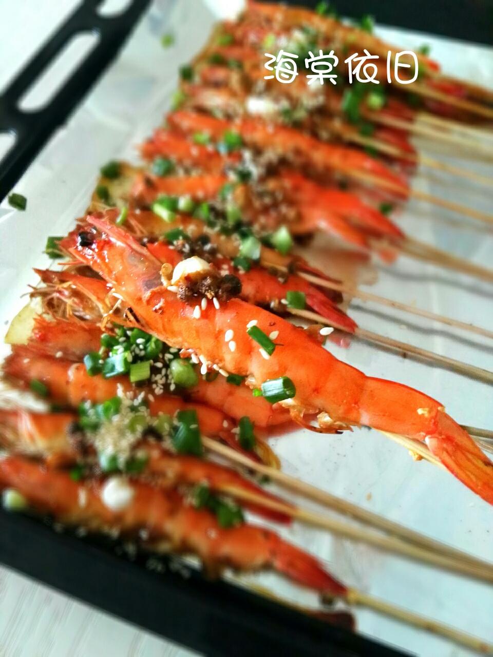 麻辣虾串的做法