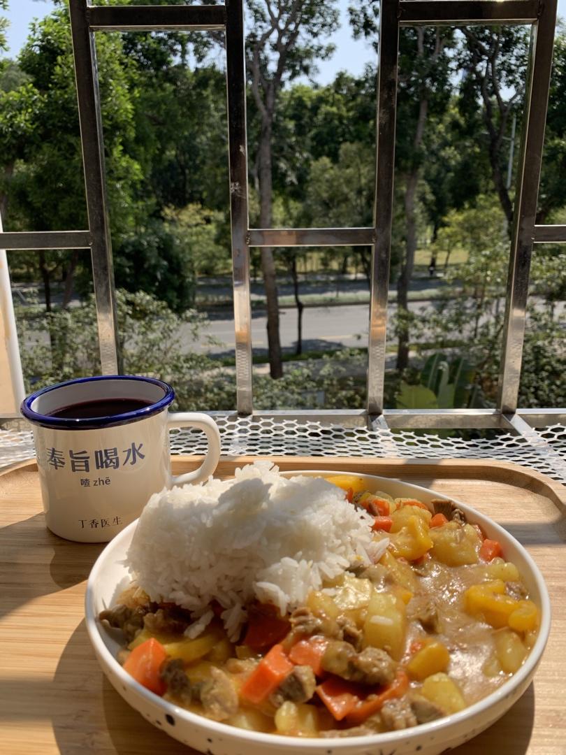 超简单—咖喱牛肉饭