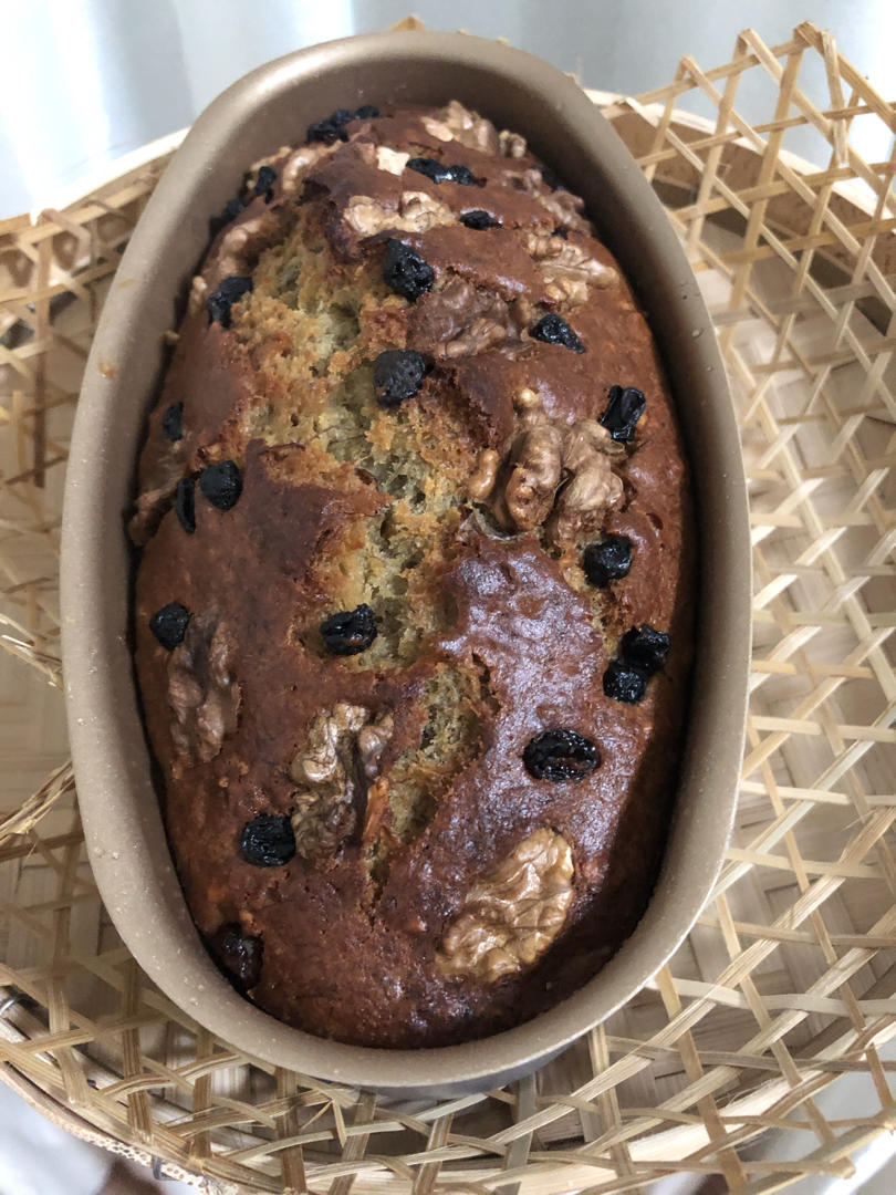 简易版香蕉核桃蛋糕