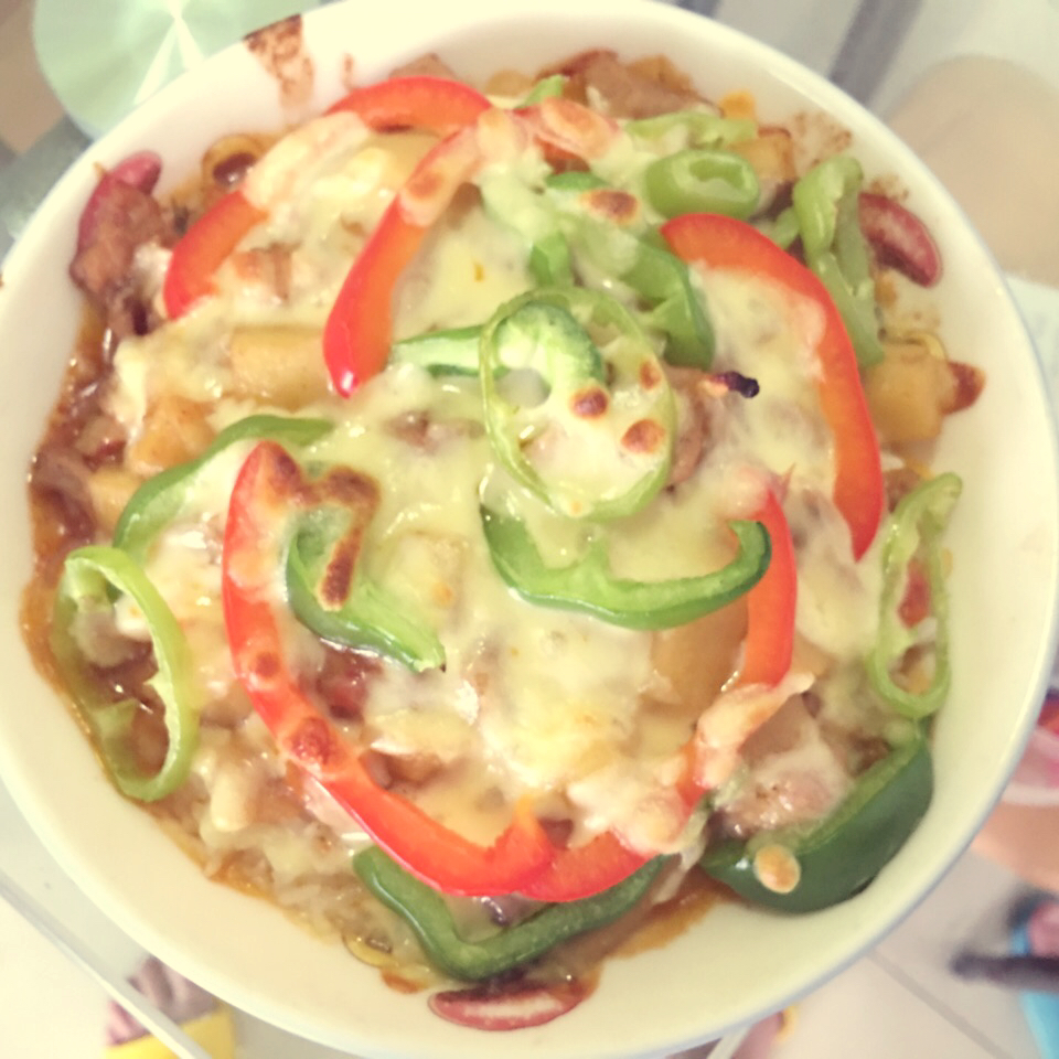 番茄鸡肉浓情焗饭【两人份】