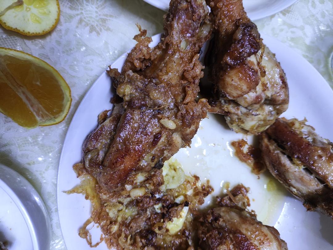 空气炸锅烤鸡腿