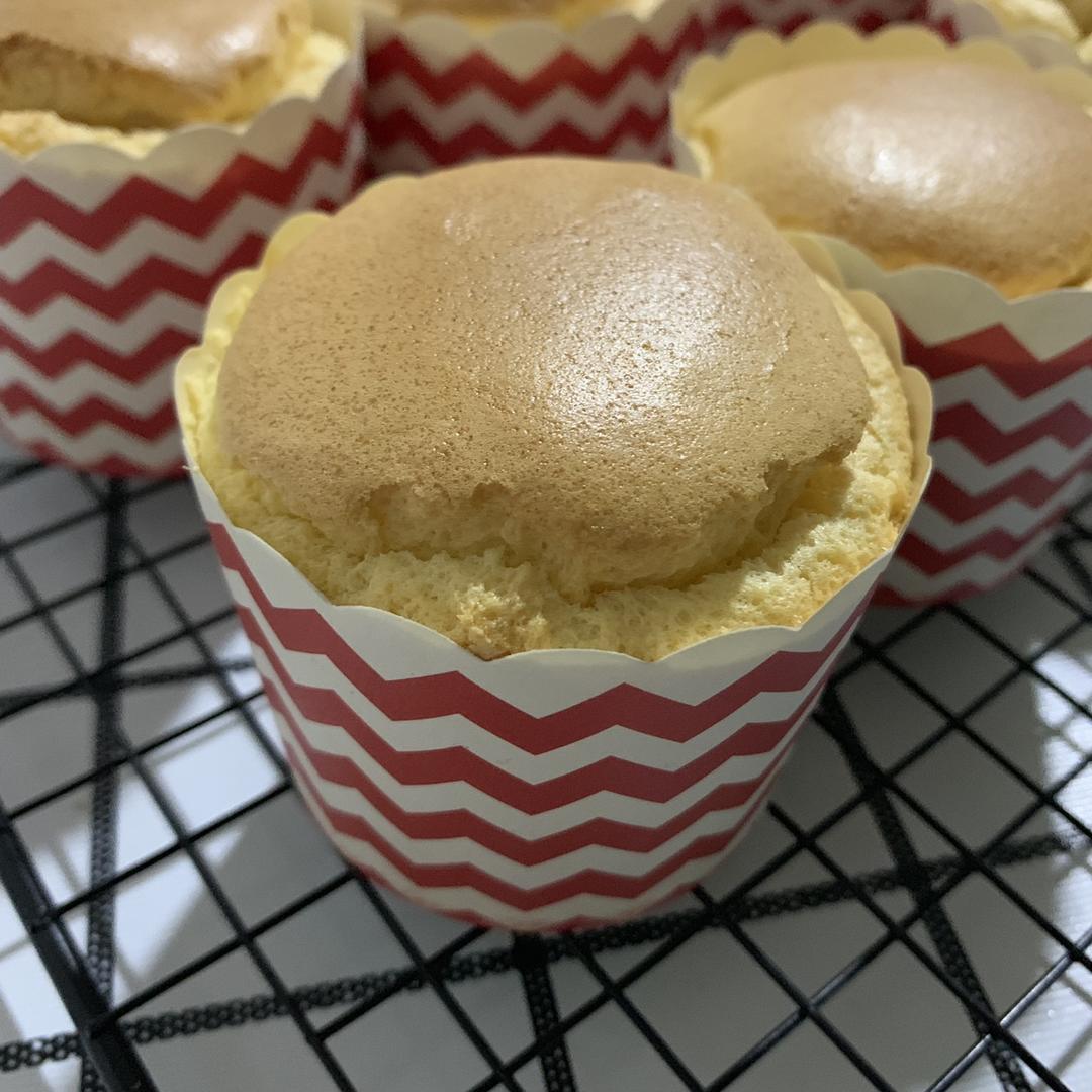 北海道纸杯蛋糕|不爆面不塌腰不皱皮