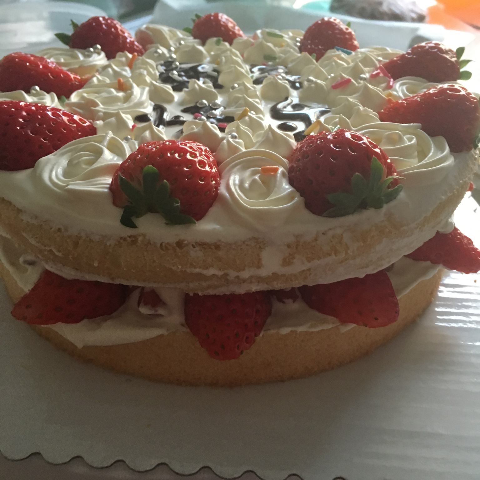 巧克力戚风裸蛋糕