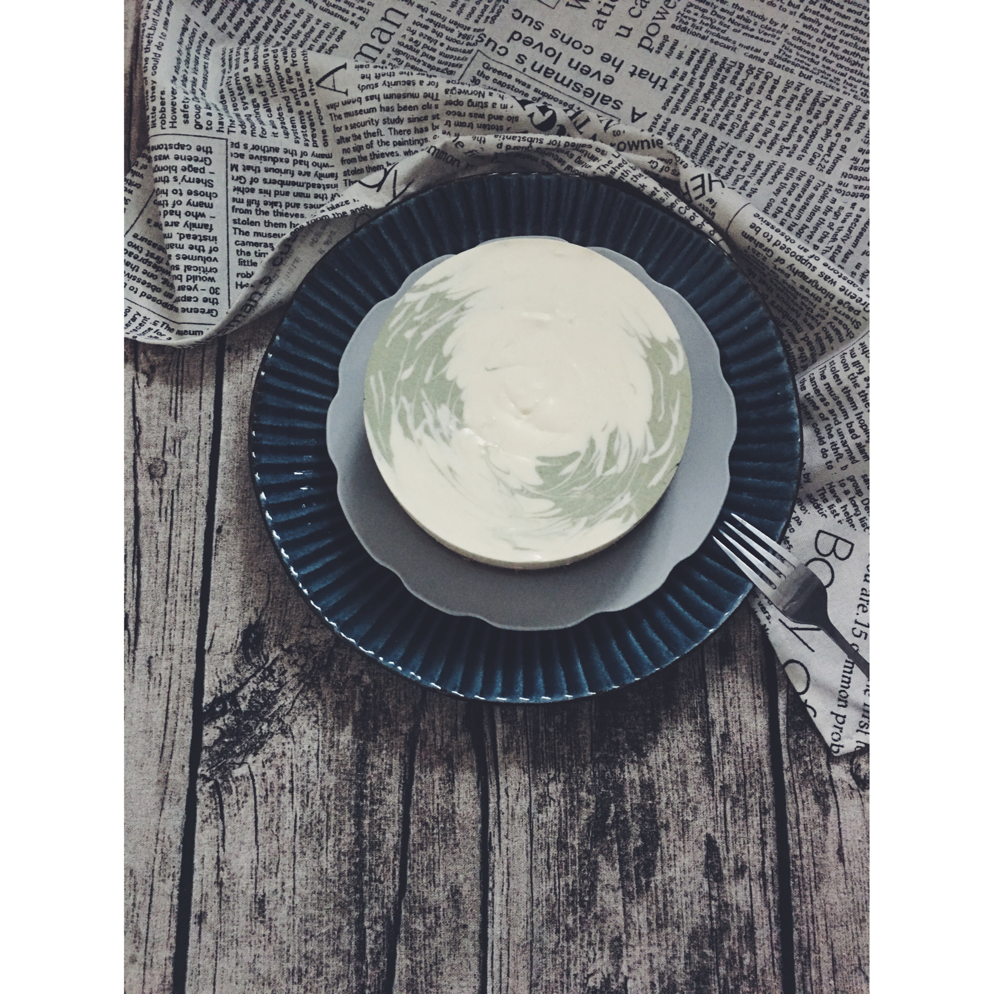 【福田淳子】冷藏式抹茶大理石乳酪蛋糕