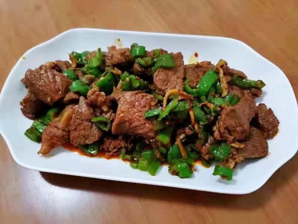 孜然牛肉粒