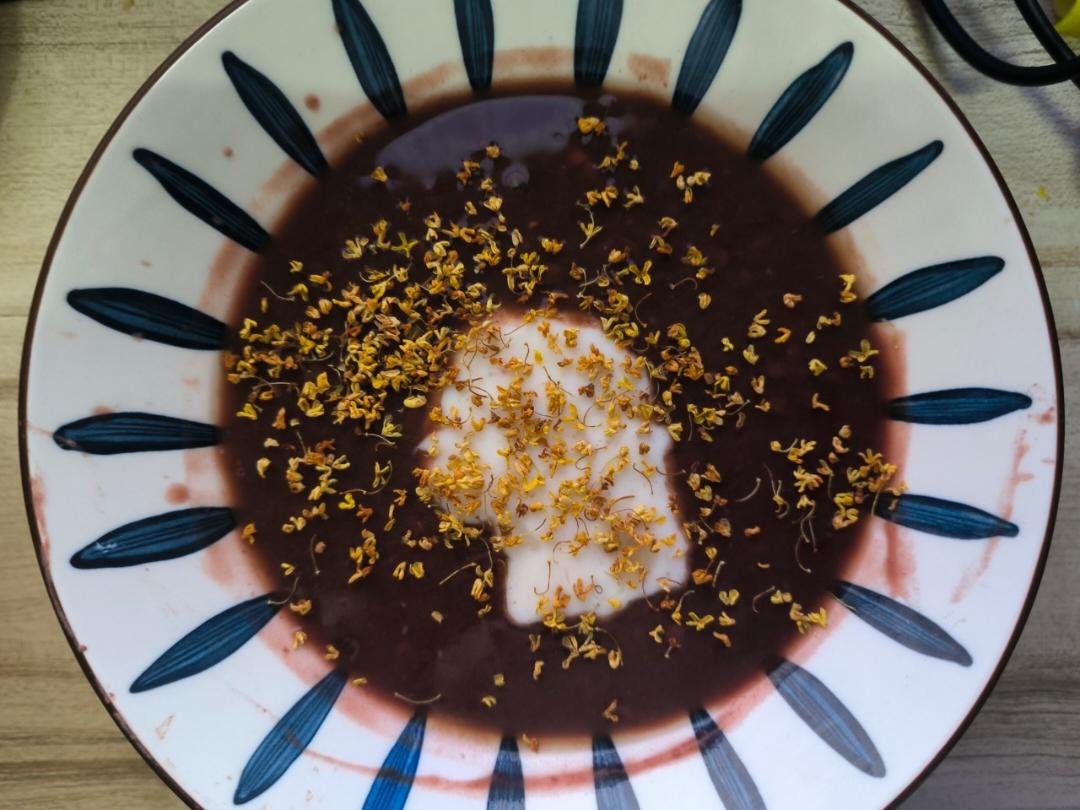鲜奶麻薯红豆沙