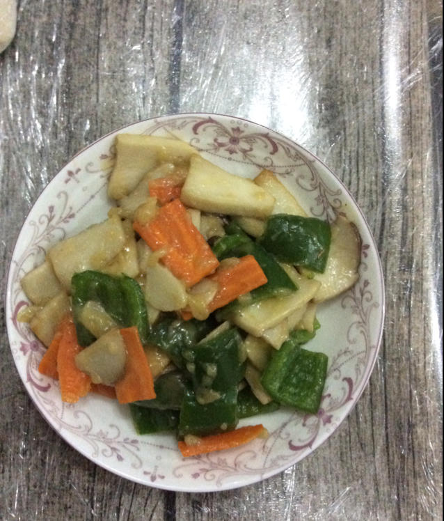 老丁的私房菜-美极杏鲍菇