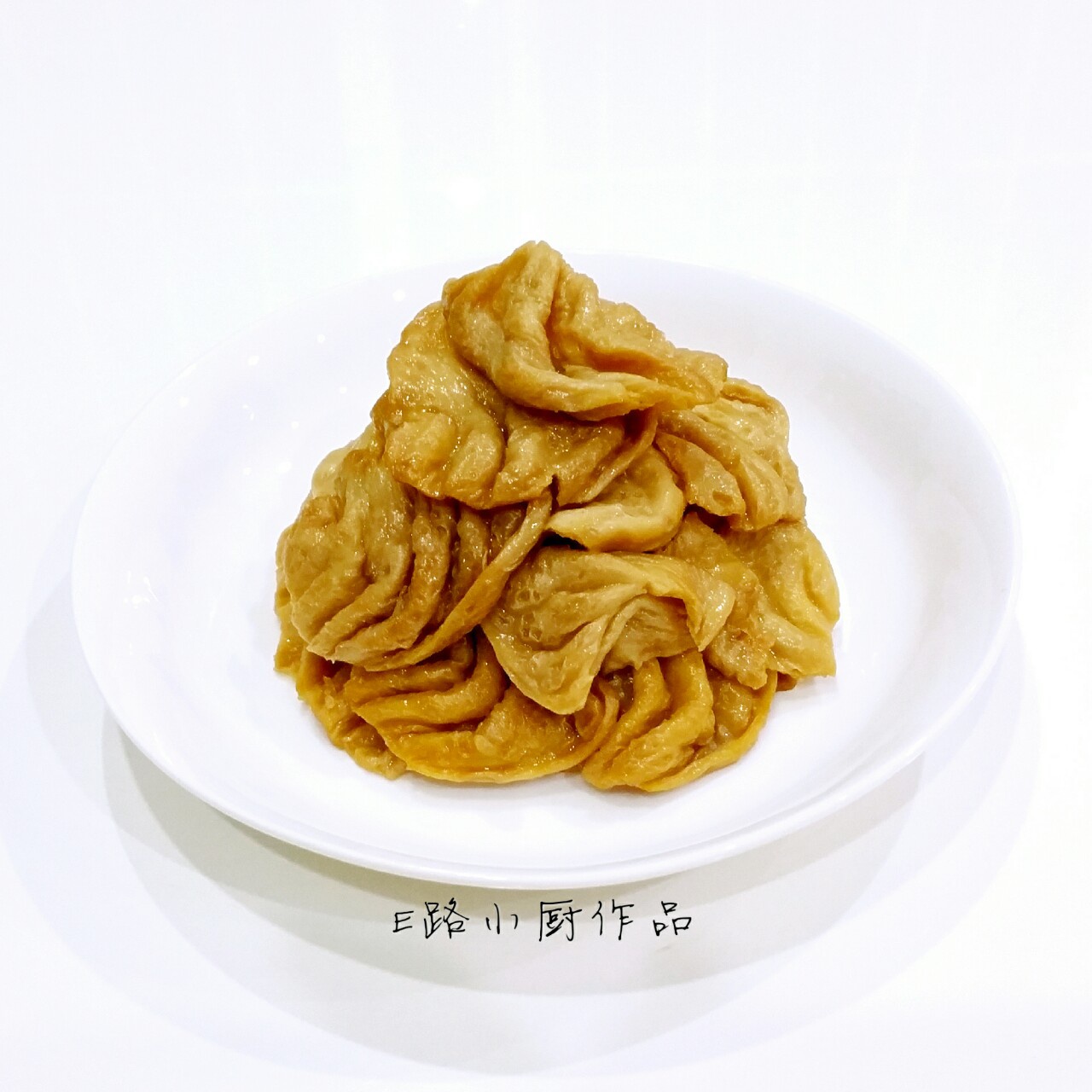 e路拾缘做的素烧厚豆皮