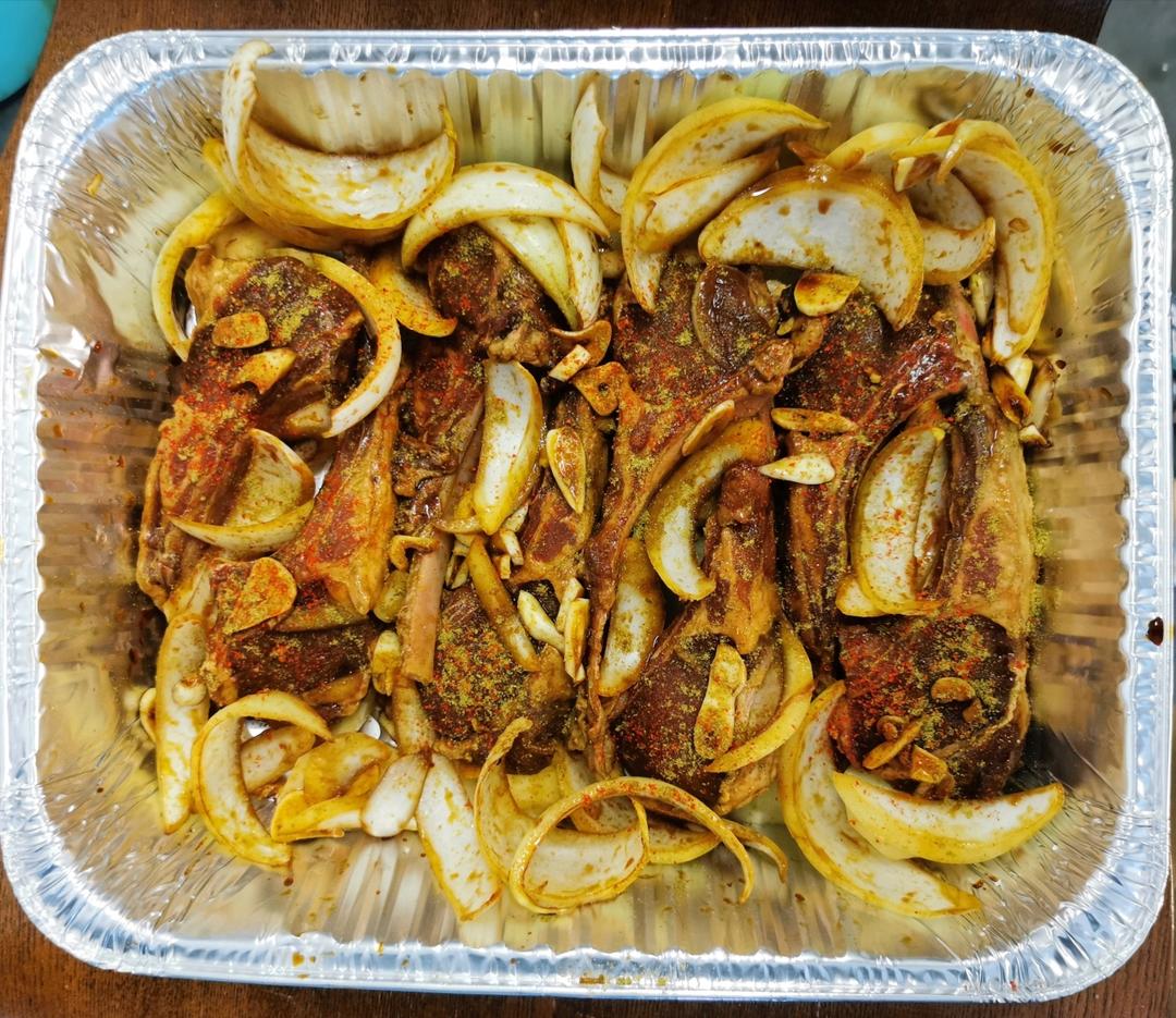 超好吃的烤羊排烤箱版