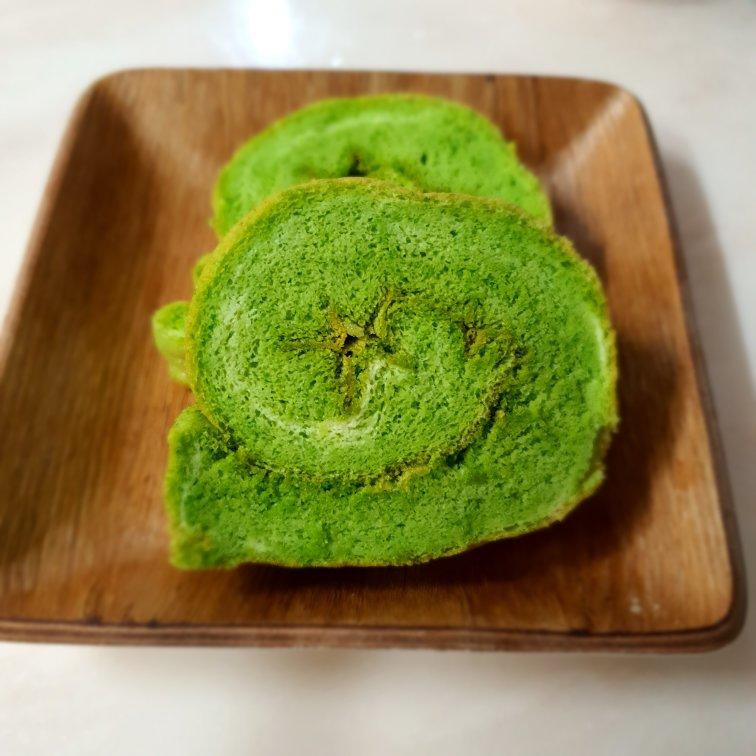 菠菜蛋糕卷（艾叶蛋糕卷)