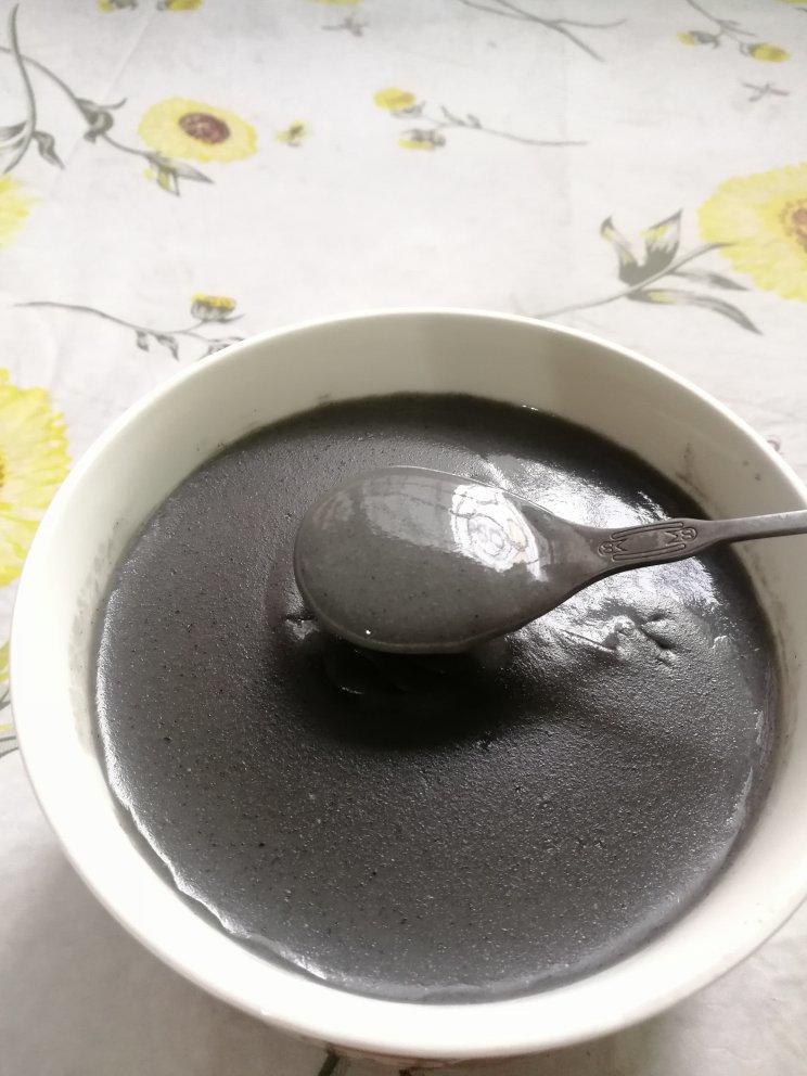 豆浆机版黑芝麻米糊